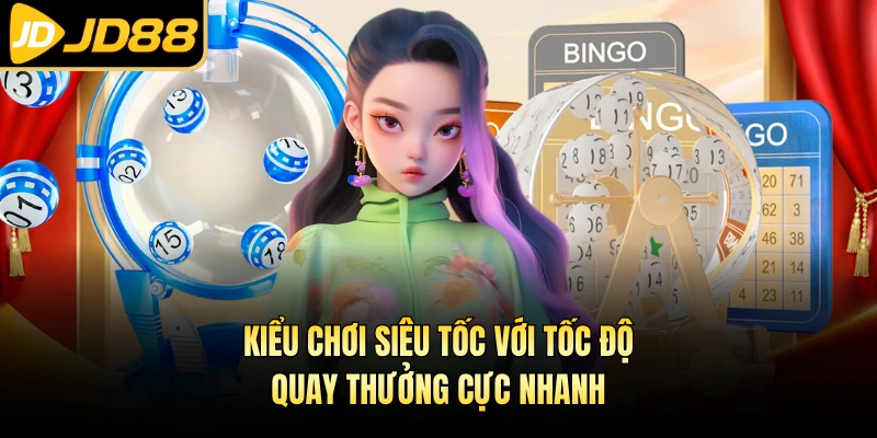 Kiểu chơi siêu tốc với tốc độ quay thưởng cực nhanh